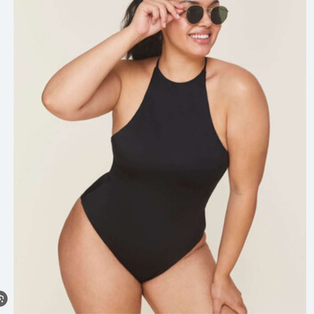 NWT Andie Swim Ashbury One Piece Black M